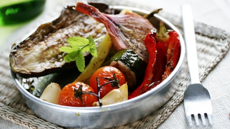 Roasted vegetable salad