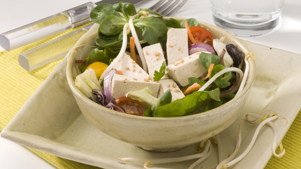 Tofu, Mango and Sesame Salad