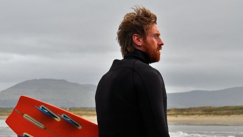 Al Mennie paddleboarded from Northern Ireland to Scotland to raise money for charity (photograph courtesy of Conn Osborne)