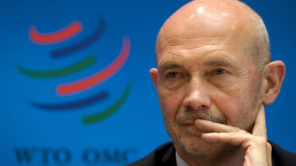 WTO chief Pascal Lamy said the threat of protectionism "may be greater now than at any time since the start of the crisis"