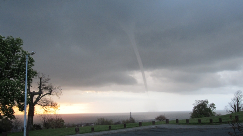 Chris Ryan captured this image on Bray Head this morning