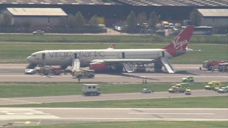 All Gatwick flights were suspended for two hours
