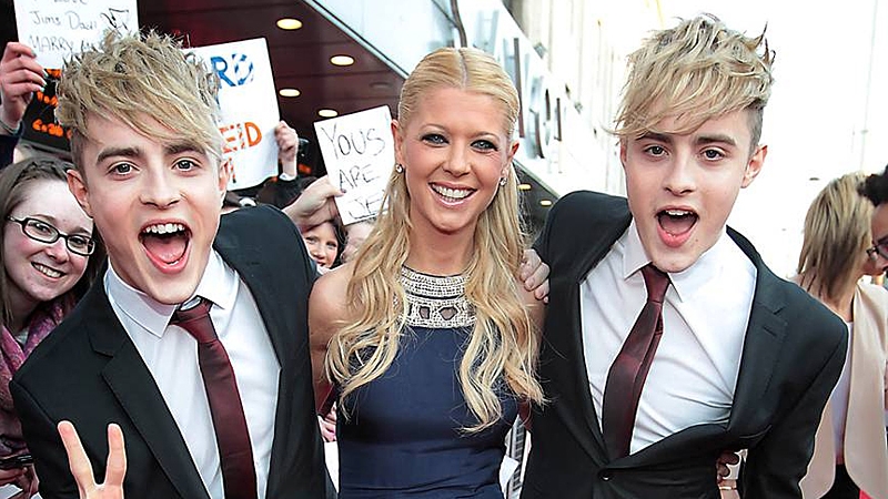 Jedward with Tara Reid: we're gonna need a bigger boat