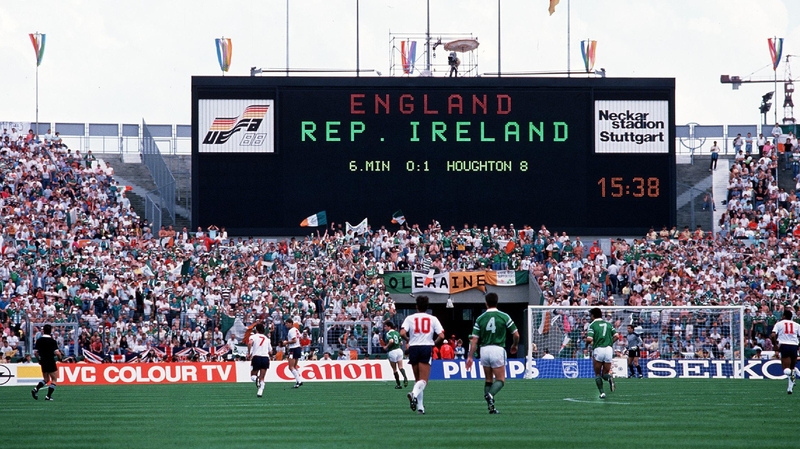The original Jack's Army back in Stuttgart in 1988 when Ray Houghton scored that goal...