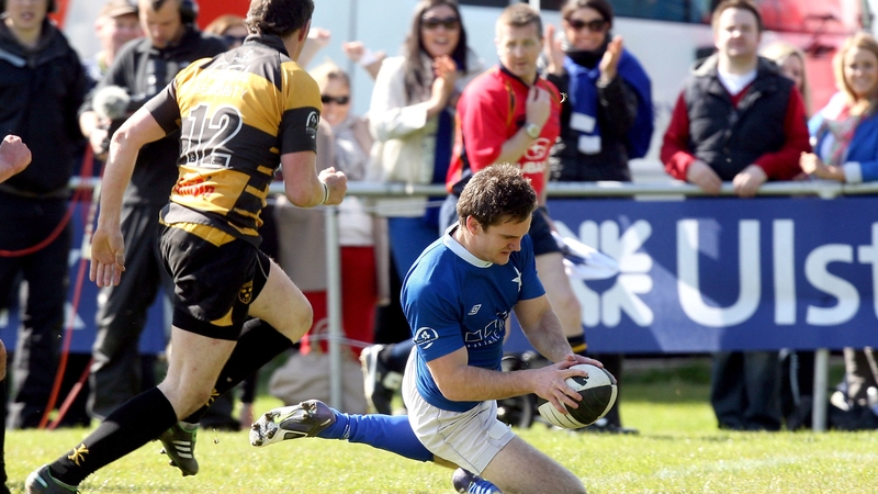 Mark Sexton scored two tries as St Mary's defeated Young Munster to win the Ulster Bank League