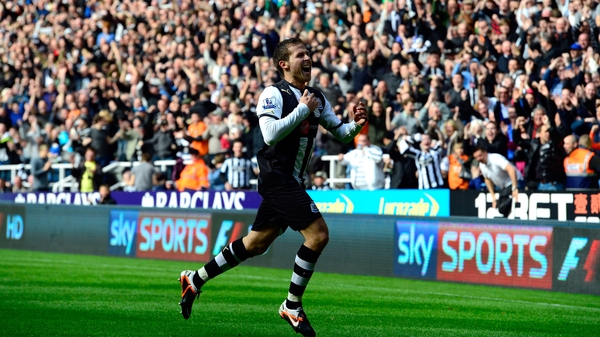 Yohan Cabaye struck twice for Newcastle United