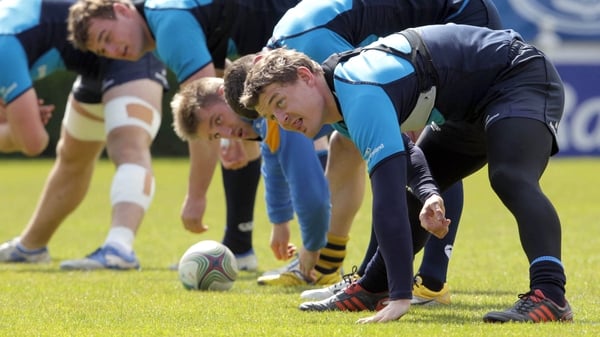 Brian O'Driscoll at Leinster training at the RDS on Monday