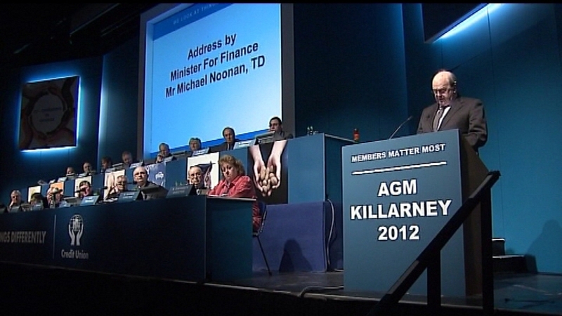 Michael Noonan addressed delegates at the League of Credit Unions' annual conference