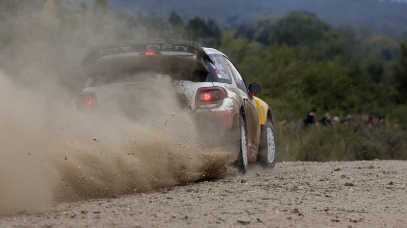 Sebastian Loeb leads Citroen colleague Mikko Hirvonen in Argentina