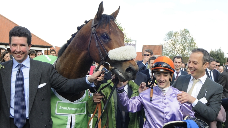 Mikel Delzangles (left), with 2010 winner Makfi, relies on Hermival in his bid for a second Newmarket 2000 Guineas victory