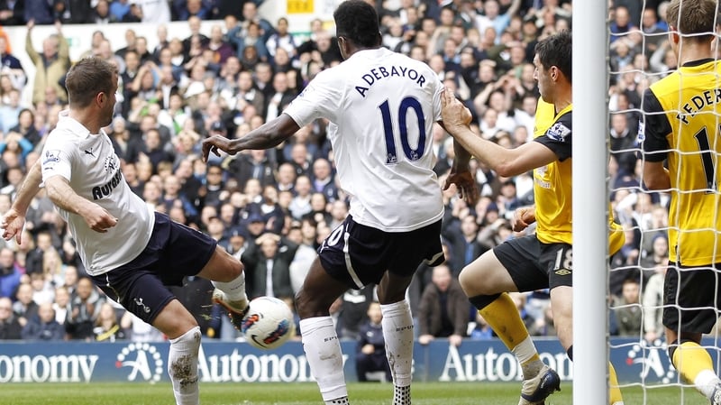 Rafael van der Vaart put Tottenham ahead in the 22nd minute