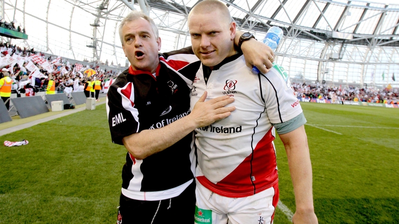 Brian McLaughlin and Tom Court after Ulster semi-final triumph