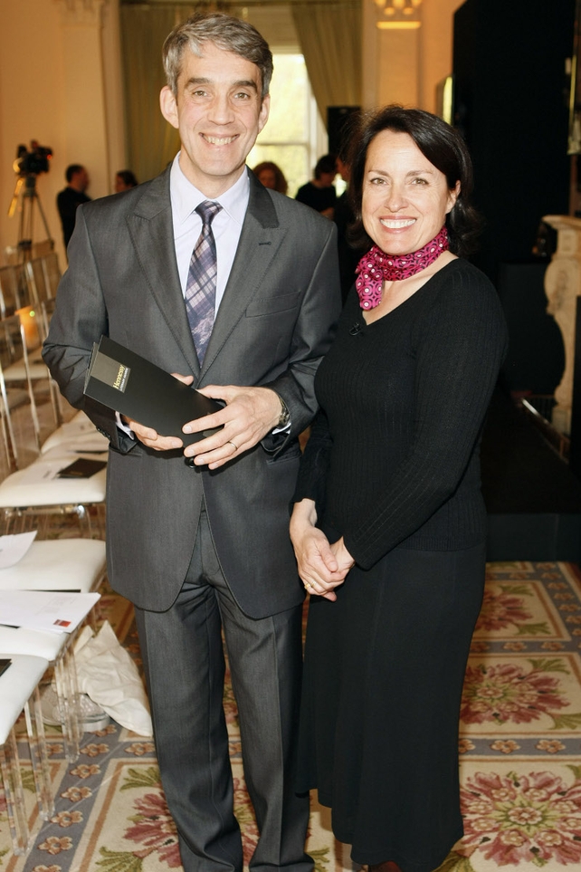 Actor Tara Quirke with Marc Boissonnet (Photographer: Kieran Harnett)