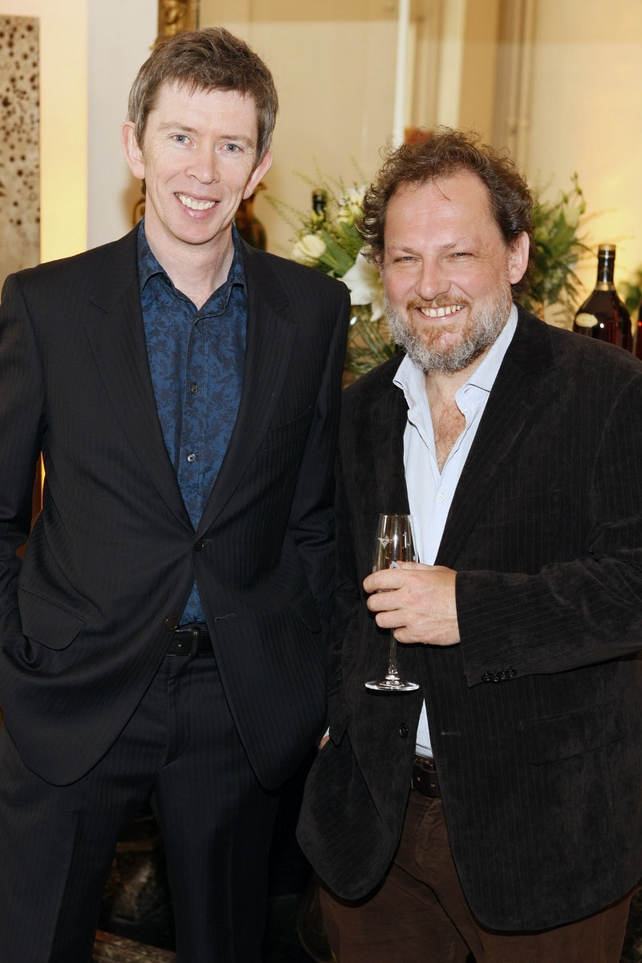 John Kelly and Giles Foden (Photographer: Kieran Harnett)