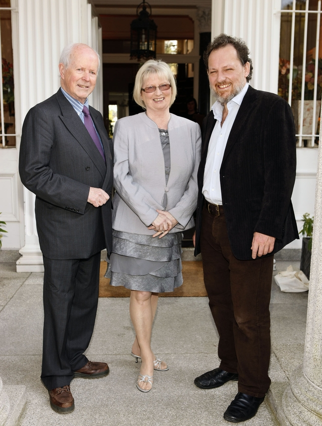 Judges Ciaran Carty, Deirdre Purcell and Giles Foden (Photographer: Kieran Harnett)
