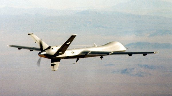 Unmanned aircraft fired three rockets at an Islamic seminary in the Hangu district