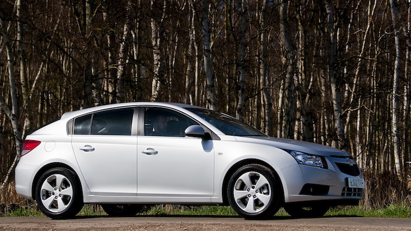Chevrolet Cruze is a Ford Focus-sized hatchback that can seat five