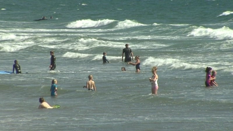 People have been advised not to swim in the seven affected beaches