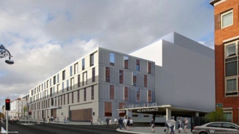 The height of the hospital has been reduced to six storeys