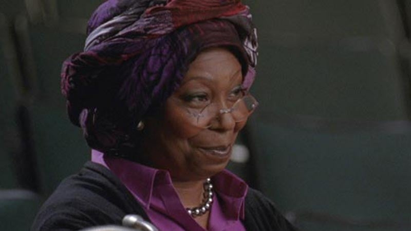 Whoopi Goldberg plays the part of Carmen Thibodeaux