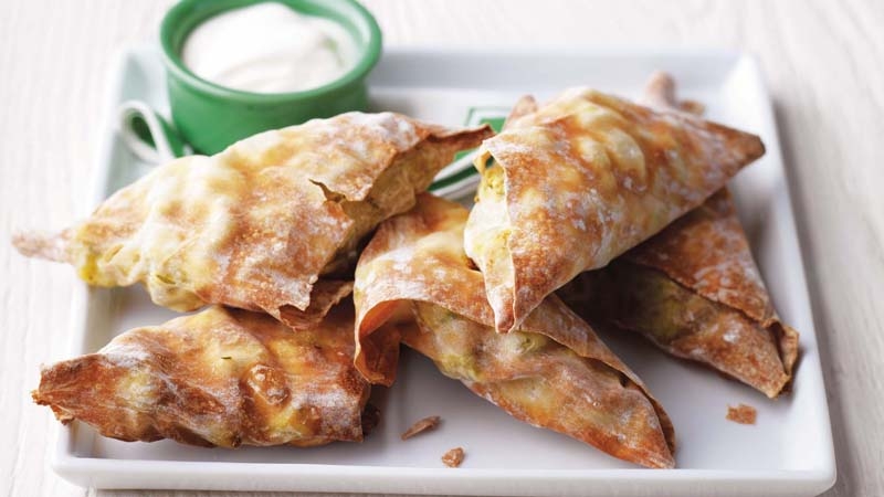 Potato and Pea Samosas