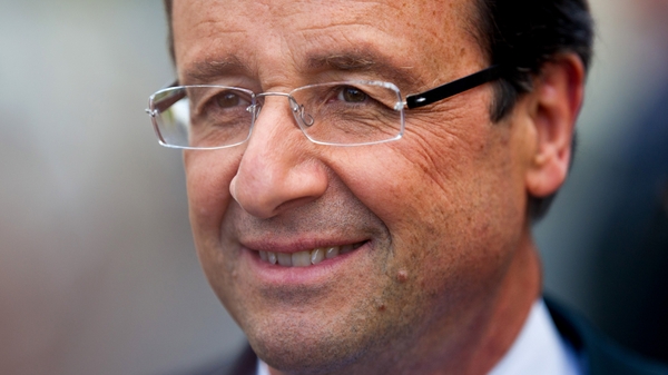 Francois Hollande won the vote with about 52%