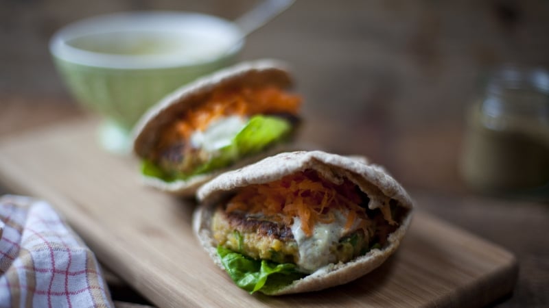 Donal Skehan's Moroccan Chickpea Burgers