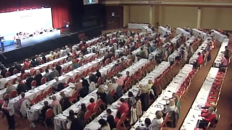 Delegates yesterday backed industrial action if further cuts are imposed