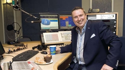 Shay Byrne in studio