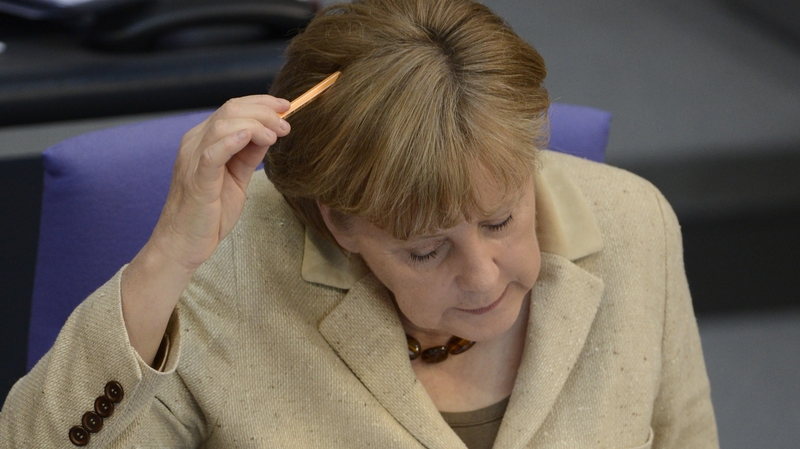 'Growth on credit would just push us right back to the beginning of the crisis,' Angela Merkel said