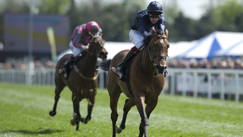 Joseph O'Brien pulls clear aboard the winner