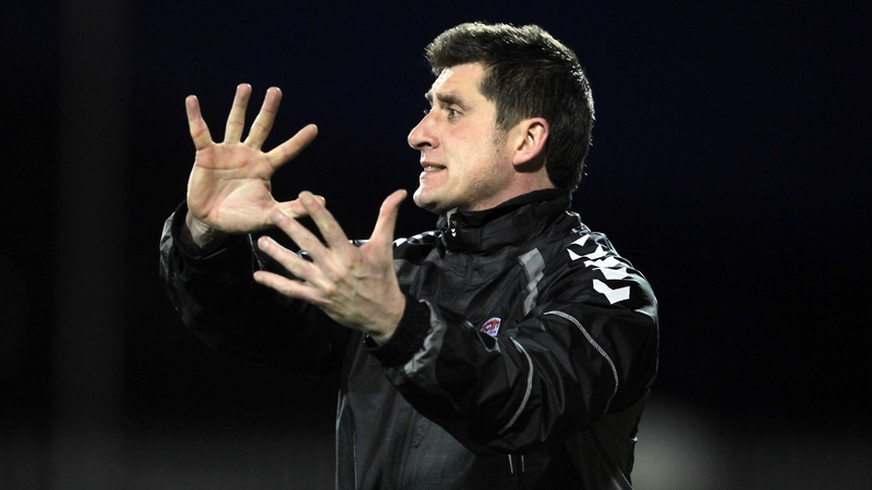 Derry City manager Declan Devine