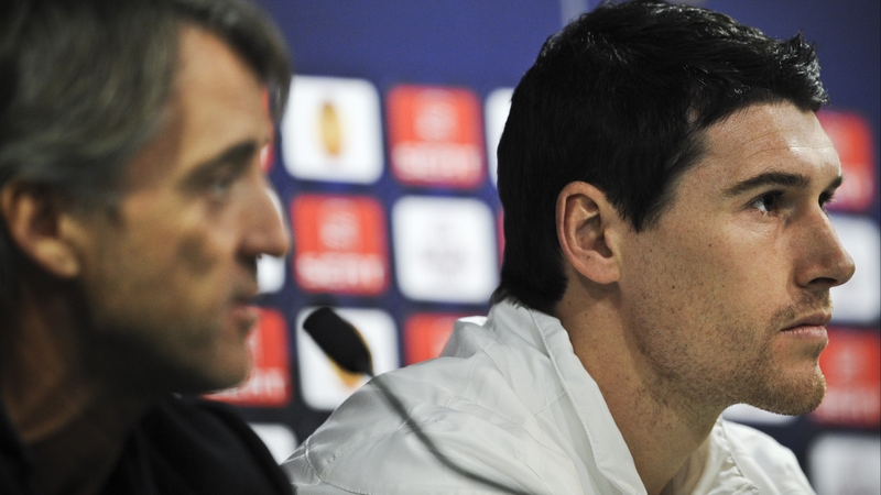 Gareth Barry (r): "He's (Mancini) taken lot of the pressure off the players, that's worked really well for us."