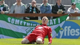 Sligo Rovers' Danny North celebrates scoring the opener against Shamrock Rovers