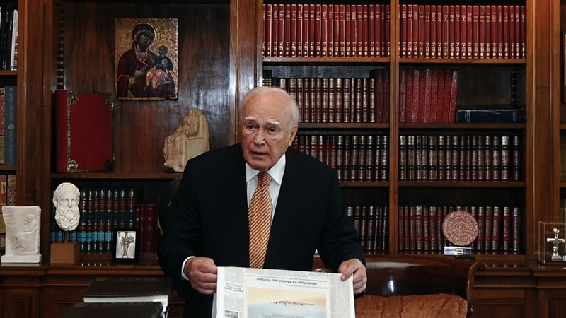 Greek President Karolos Papoulias called the meeting to try to find agreement on a coalition government