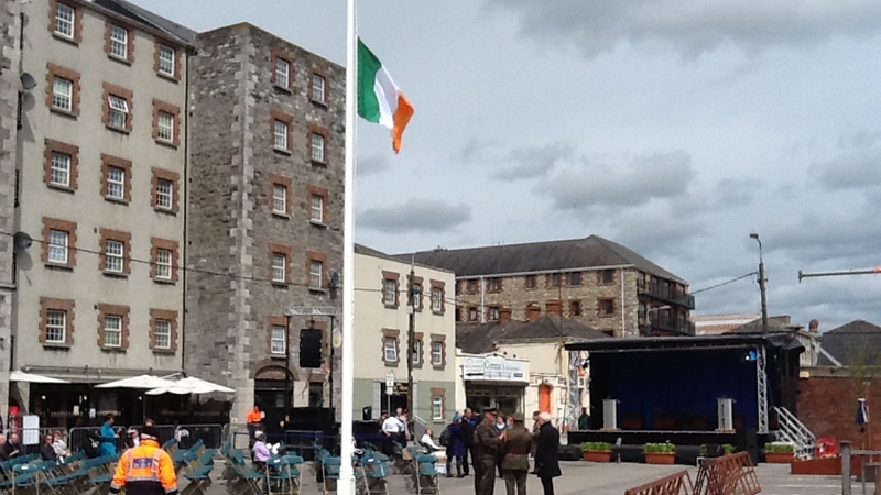 The memorial included prayers for those who died as well as readings, music and military honours