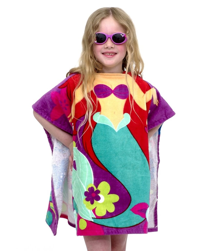 Get this Ariel beach towel with added hood at the back for just €20