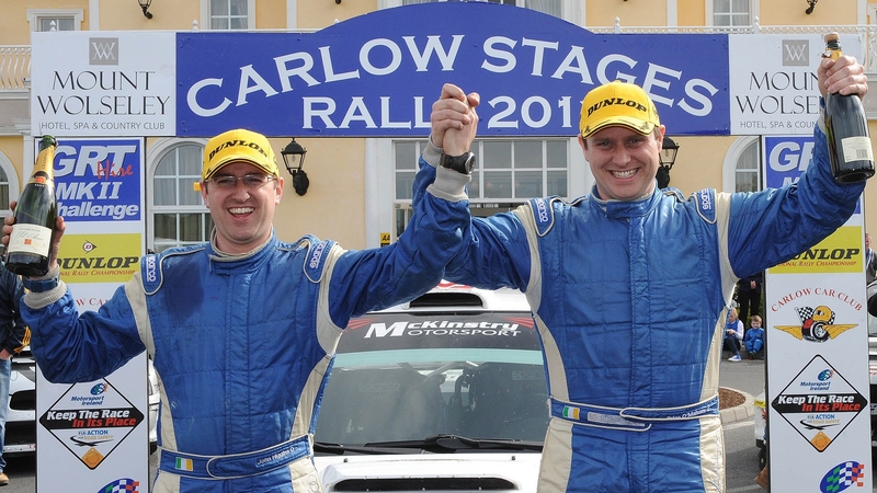 Brian O'Mahony celebrates his victory