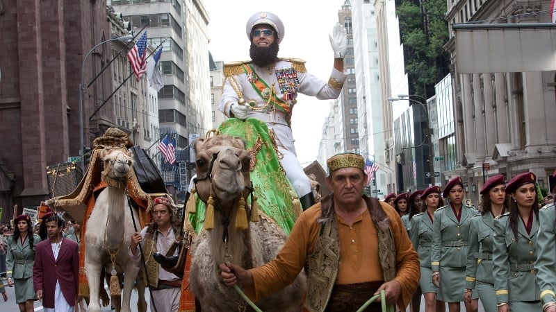 The Dictator is the story of an oil-rich North African leader who risks his life "to ensure that democracy would never come to the country he so lovingly oppressed