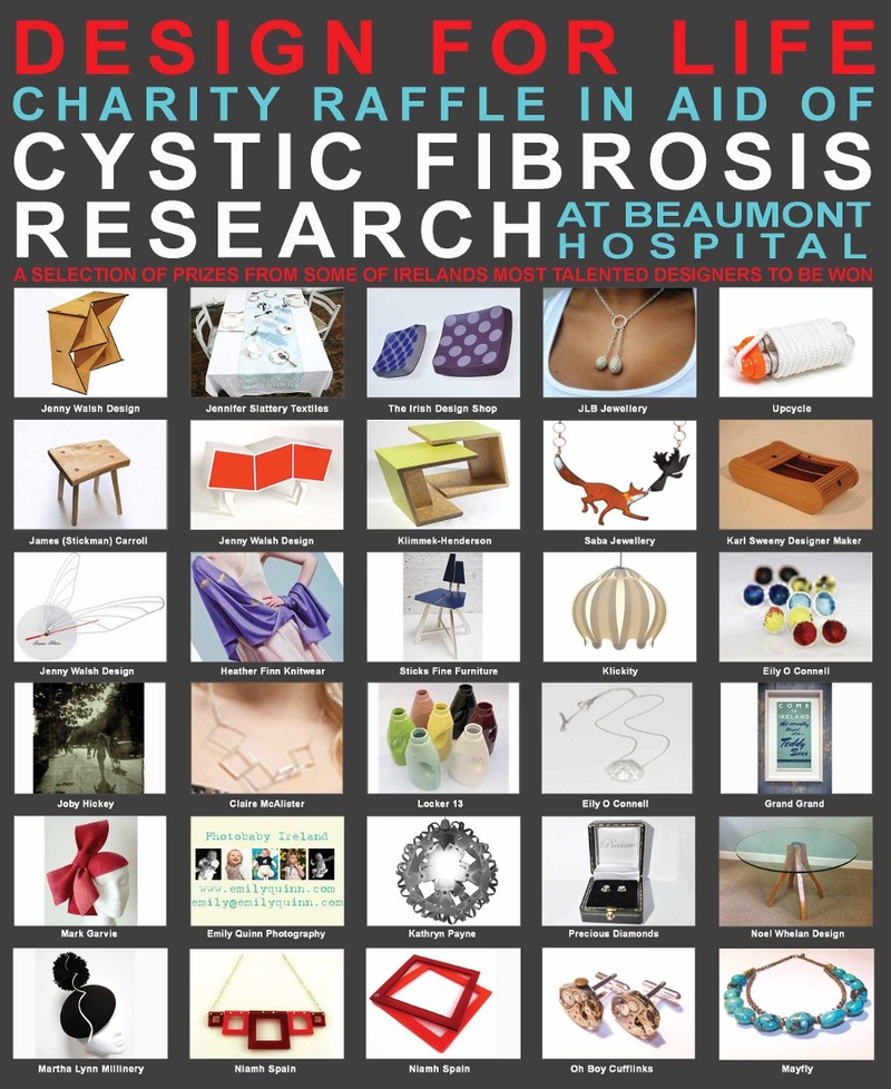 The Design For Life charity raffle will feature a host of Irish designs