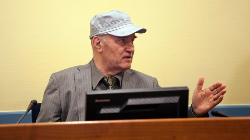 Ratko Mladic is accused of genocide