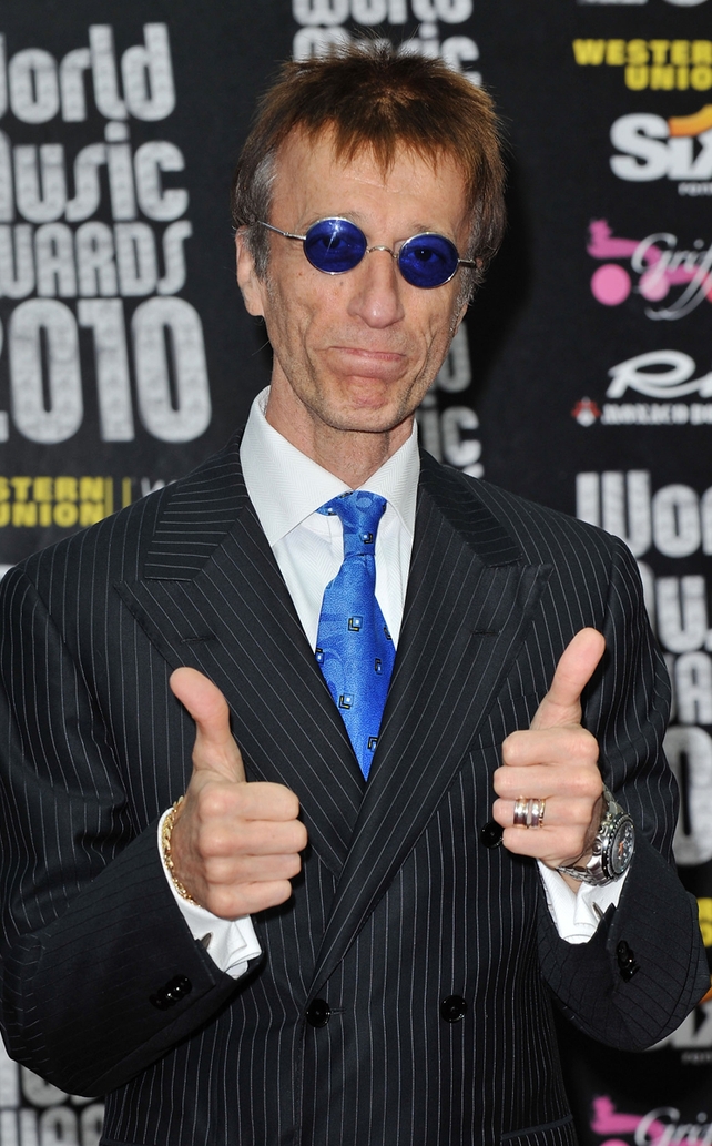 Robin attended the World Music Awards in 2010