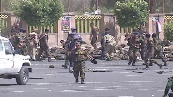 Dozens dead in explosion in Sanaa