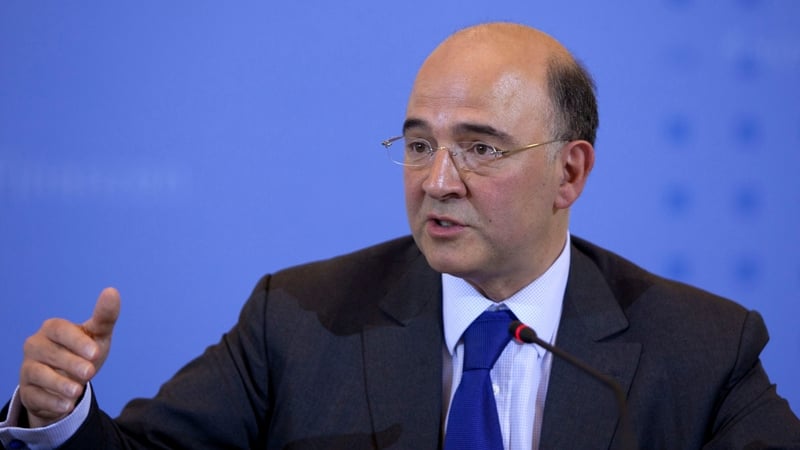 Commissioner for Economic and Finance Affairs Pierre Moscovici replied to a question from Brian Hayes