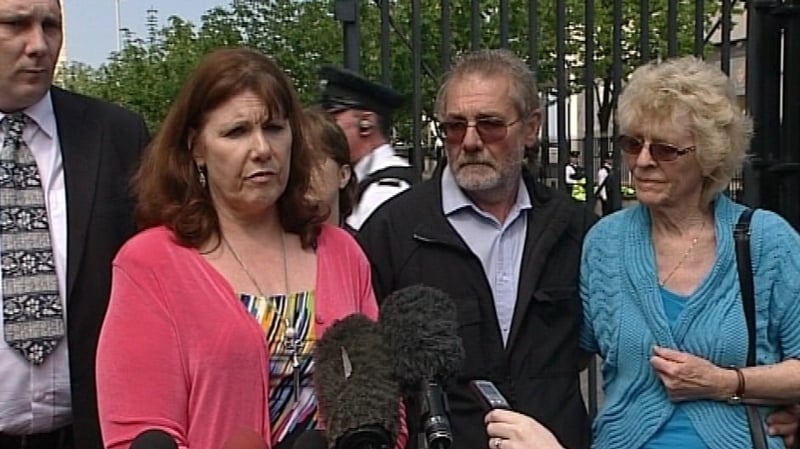 Kate Carroll (pink top) said she was disgusted by the sentence imposed on Wootton