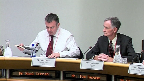 RTÉ Director General Noel Curran and Authority Chairman Tom Savage