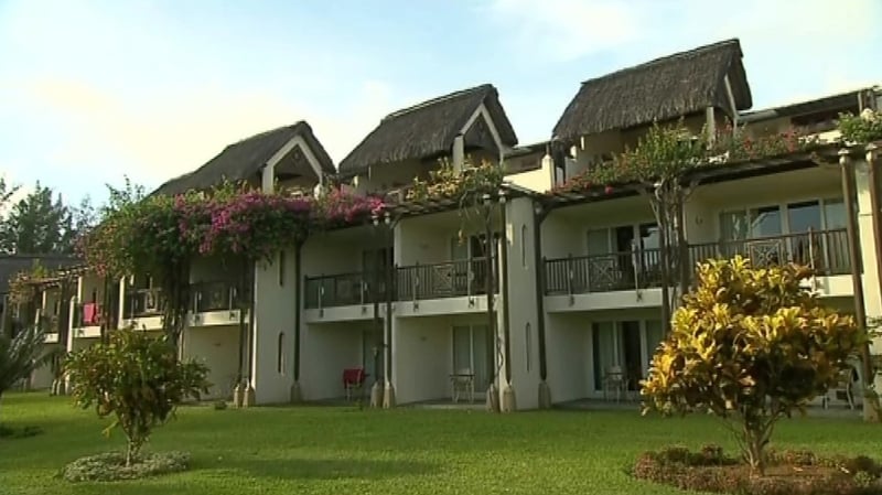 The court was shown CCTV footage from the Legends Hotel in Mauritius