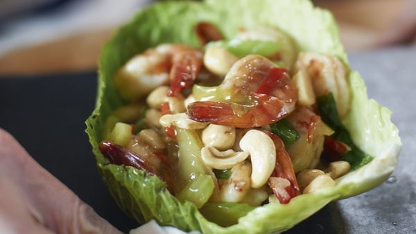 Spicy Stir Fried Prawns with Cashew Nuts