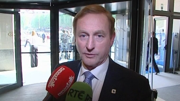Enda Kenny said eurobonds were part of a range of opportunities up for discussion in Brussels