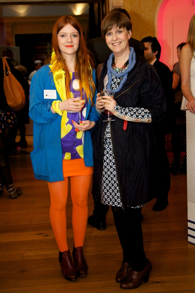 Aine Byrne and friend